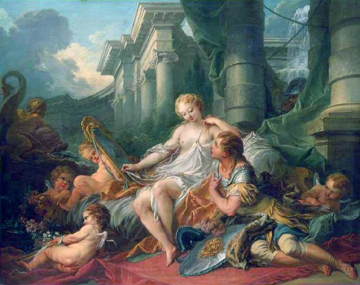 Francois Boucher Rinaldo and Armida.